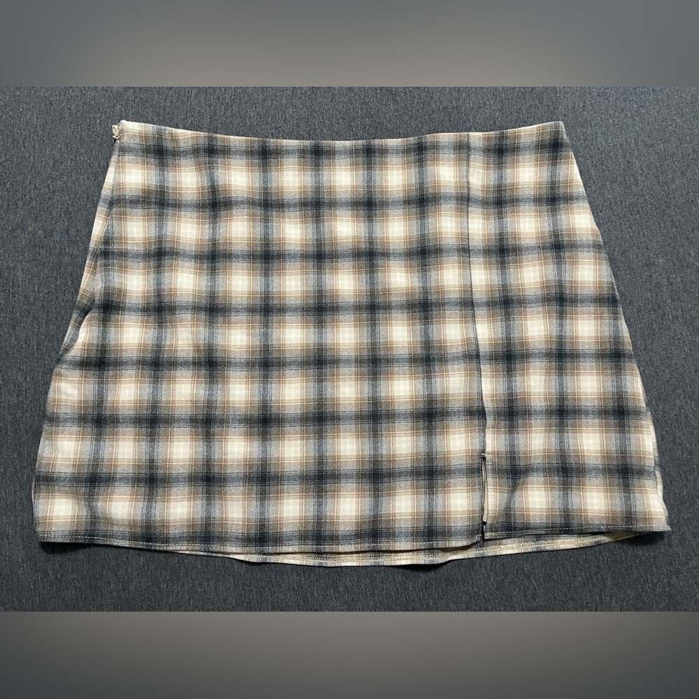 Plaid Mini Skirt